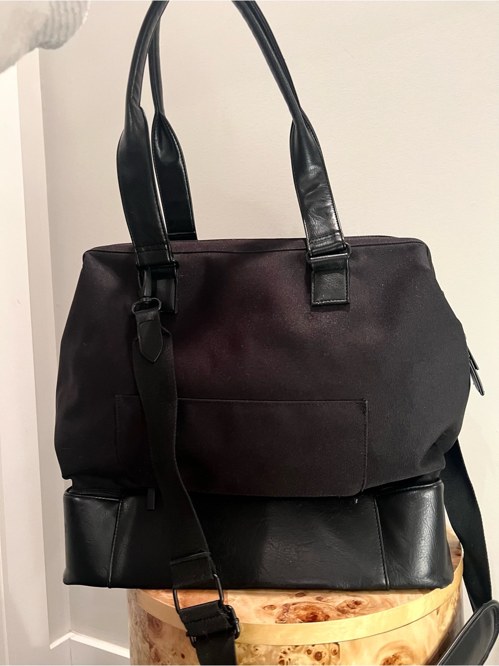 BÉIS The Weekender Black Travel Bag